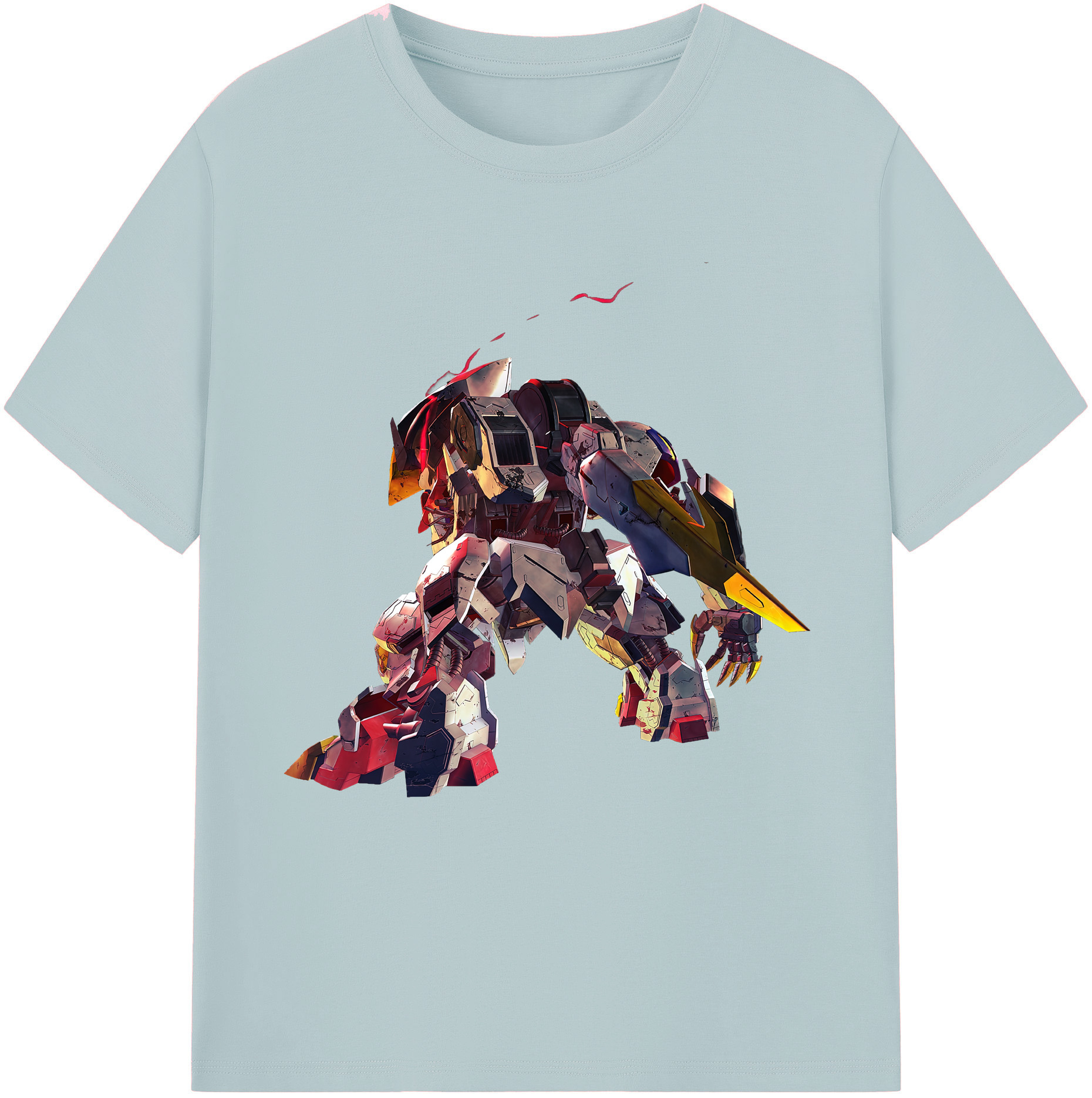 （画像用） 機動戦士ガンダム Mobile Suit Gundam 綿100％半袖Tシャツ（フロントプリント）